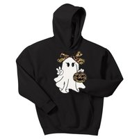 Funny Halloween Camouflage Camo Ghost Hello Hunting Season Gift Kids Hoodie