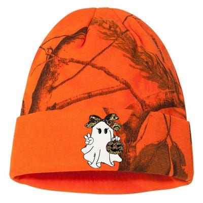 Funny Halloween Camouflage Camo Ghost Hello Hunting Season Gift Kati Licensed 12" Camo Beanie