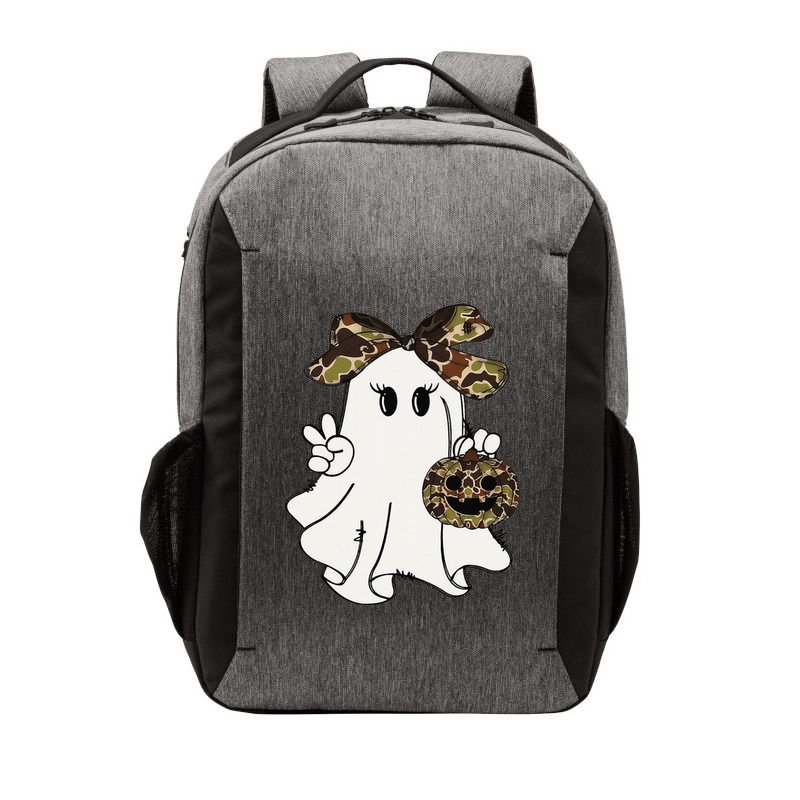 Funny Halloween Camouflage Camo Ghost Hello Hunting Season Gift Vector Backpack