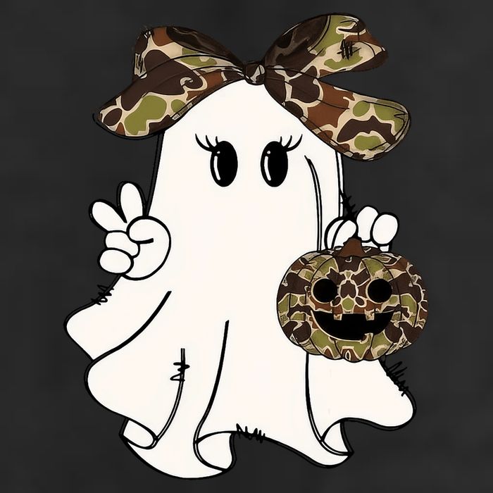Funny Halloween Camouflage Camo Ghost Hello Hunting Season 11oz C Handle Ceramic Mug