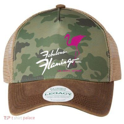 Flamingo Hotel Casino Las Vegas Retro Vintage Legacy Tie Dye Trucker Hat