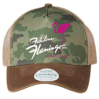 Flamingo Hotel Casino Las Vegas Retro Vintage Legacy Tie Dye Trucker Hat