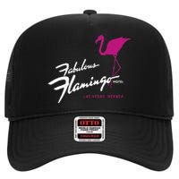 Flamingo Hotel Casino Las Vegas Retro Vintage High Crown Mesh Back Trucker Hat