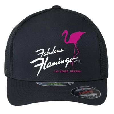 Flamingo Hotel Casino Las Vegas Retro Vintage Flexfit Unipanel Trucker Cap