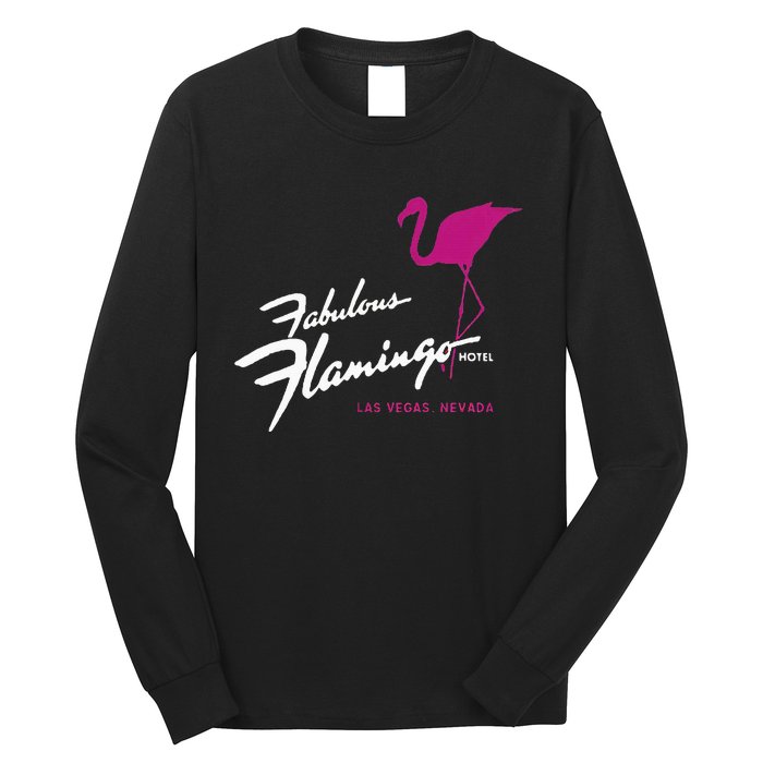 Flamingo Hotel Casino Las Vegas Retro Vintage Long Sleeve Shirt