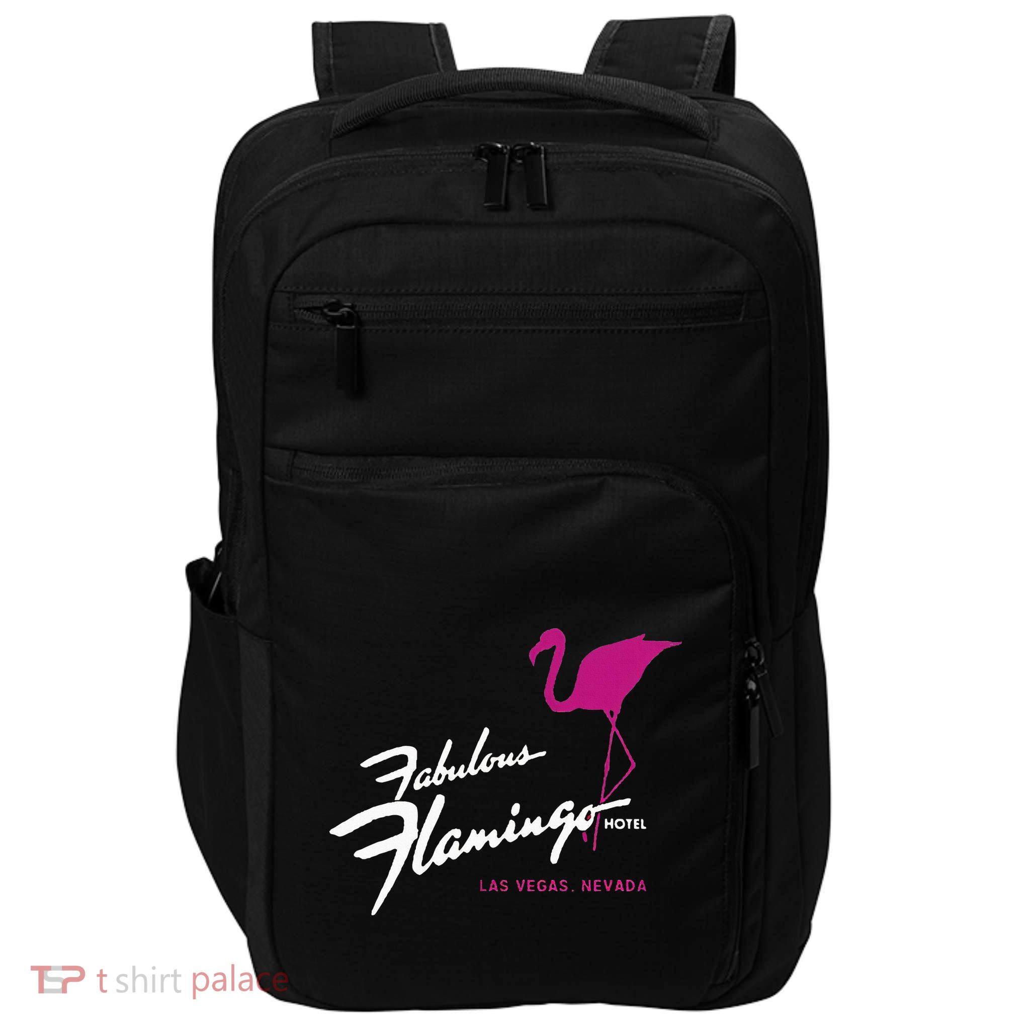 Flamingo Hotel Casino Las Vegas Retro Vintage Impact Tech Backpack