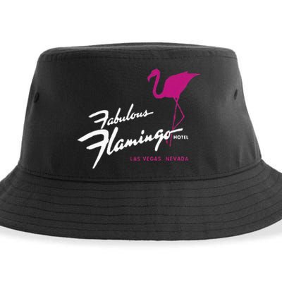 Flamingo Hotel Casino Las Vegas Retro Vintage Sustainable Bucket Hat