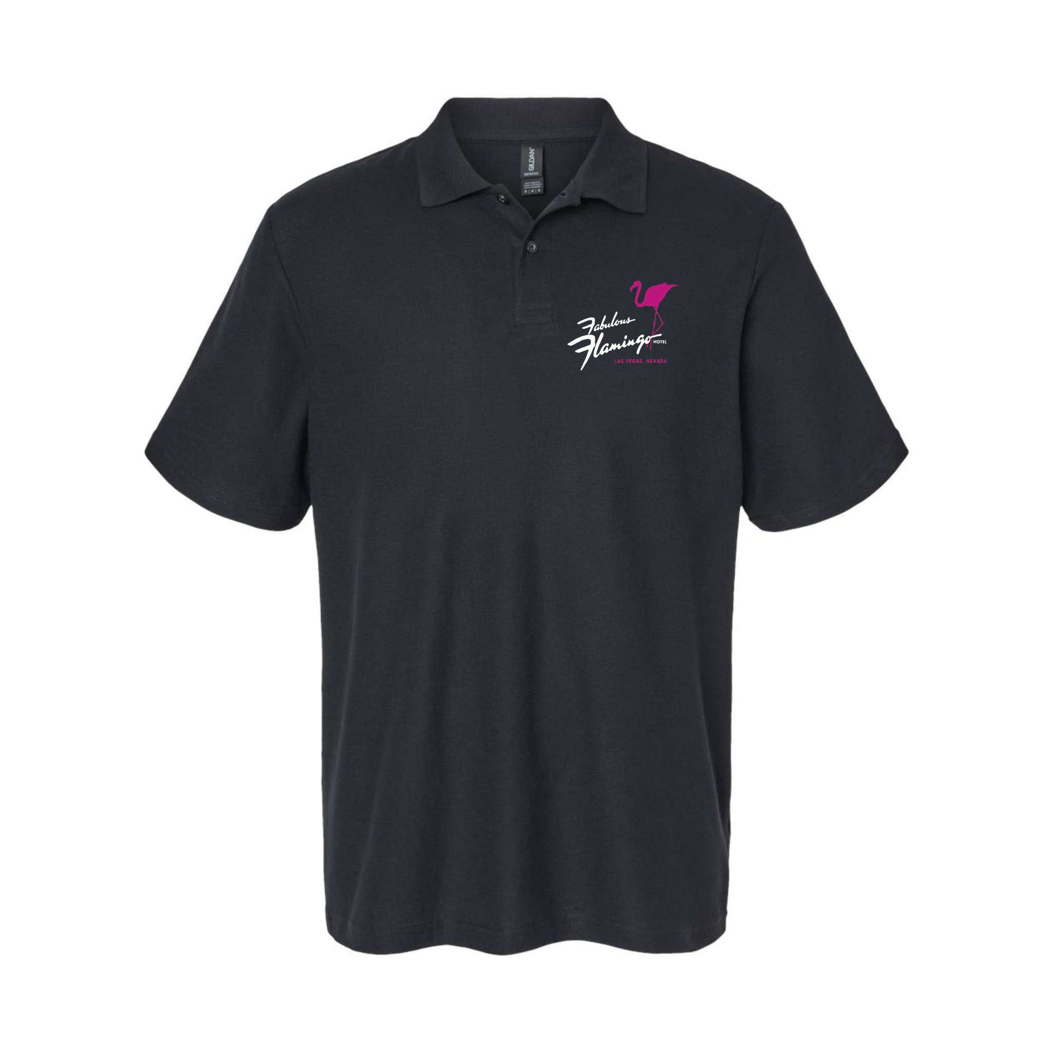 Flamingo Hotel Casino Las Vegas Retro Vintage Polo