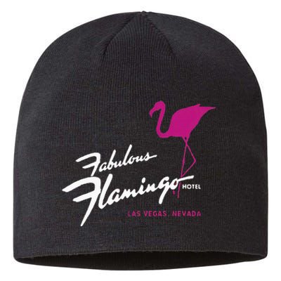 Flamingo Hotel Casino Las Vegas Retro Vintage Sustainable Beanie