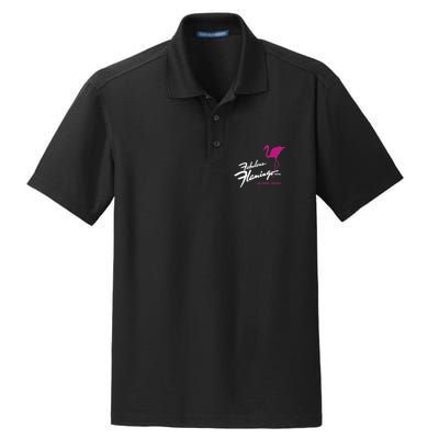 Flamingo Hotel Casino Las Vegas Retro Vintage Dry Zone Grid Polo