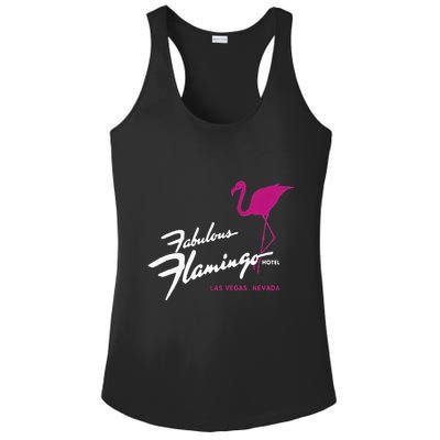 Flamingo Hotel Casino Las Vegas Retro Vintage Ladies PosiCharge Competitor Racerback Tank