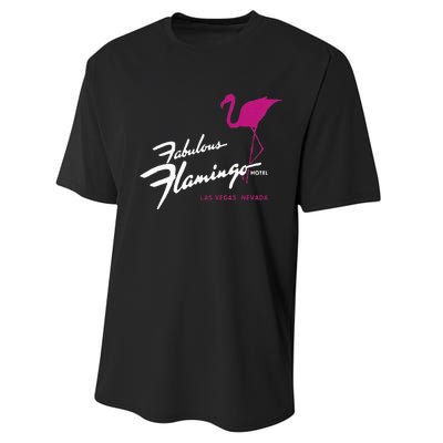 Flamingo Hotel Casino Las Vegas Retro Vintage Performance Sprint T-Shirt