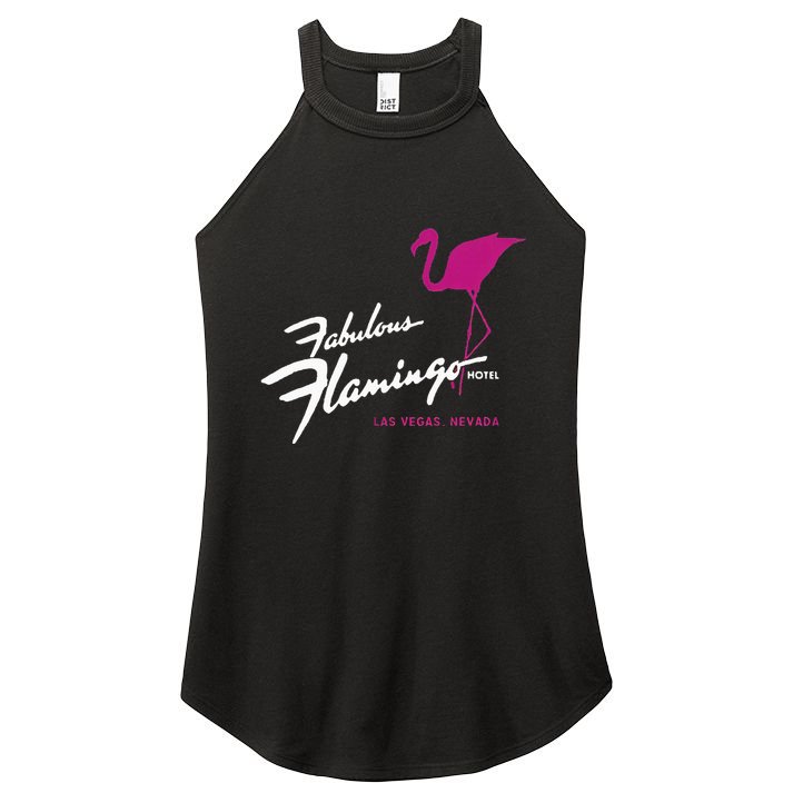 Flamingo Hotel Casino Las Vegas Retro Vintage Women's Perfect Tri Rocker Tank