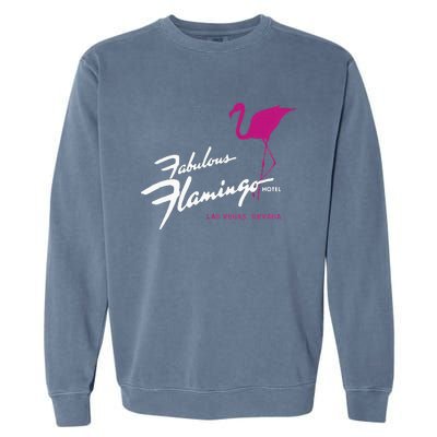 Flamingo Hotel Casino Las Vegas Retro Vintage Garment-Dyed Sweatshirt