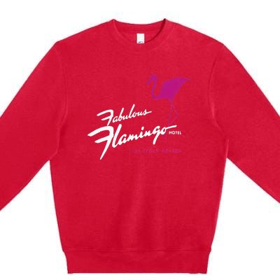 Flamingo Hotel Casino Las Vegas Retro Vintage Premium Crewneck Sweatshirt