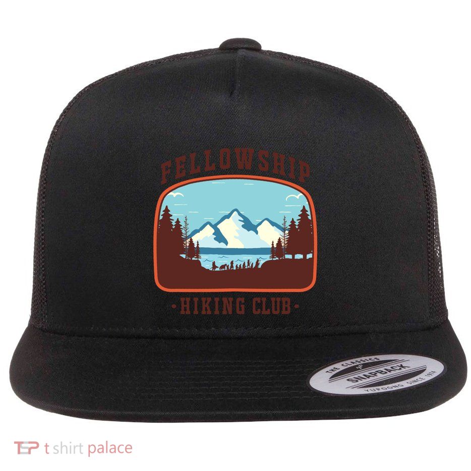 Fellowship Hiking Club Flat Bill Trucker Hat