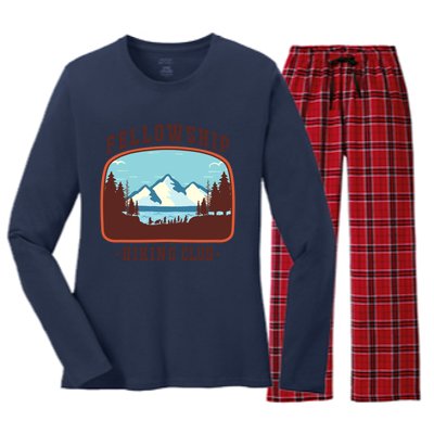 Fellowship Hiking Club Women's Long Sleeve Flannel Pajama Set 