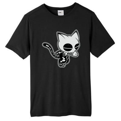 Funny Halloween Cute Ghost Skelekat Tall Fusion ChromaSoft Performance T-Shirt