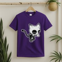 Funny Halloween Cute Ghost Skelekat T-Shirt