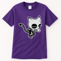 Funny Halloween Cute Ghost Skelekat Tall T-Shirt