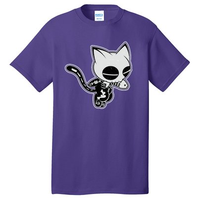 Funny Halloween Cute Ghost Skelekat Tall T-Shirt