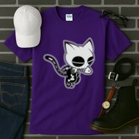 Funny Halloween Cute Ghost Skelekat Tall T-Shirt
