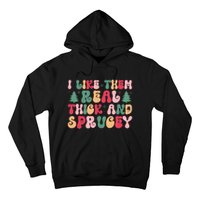 Festive Holiday Cheer Slogan Hoodie