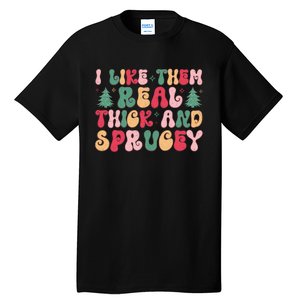 Festive Holiday Cheer Slogan Tall T-Shirt