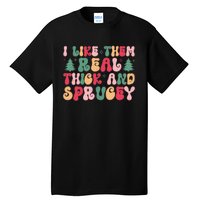 Festive Holiday Cheer Slogan Tall T-Shirt