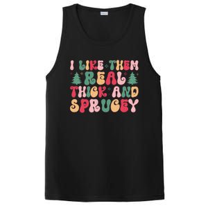 Festive Holiday Cheer Slogan PosiCharge Competitor Tank