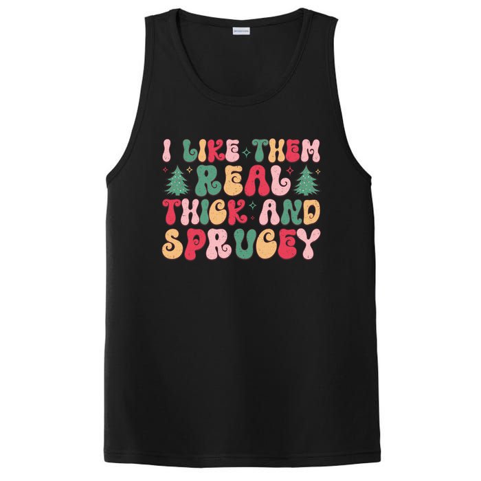 Festive Holiday Cheer Slogan PosiCharge Competitor Tank