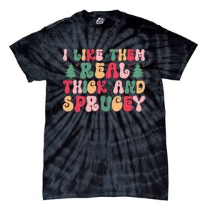 Festive Holiday Cheer Slogan Tie-Dye T-Shirt