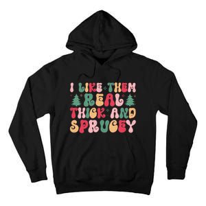 Festive Holiday Cheer Slogan Tall Hoodie