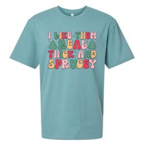 Festive Holiday Cheer Slogan Sueded Cloud Jersey T-Shirt