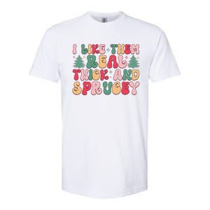 Festive Holiday Cheer Slogan Softstyle CVC T-Shirt