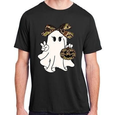 Funny Halloween Camouflage Camo Ghost Hello Hunting Season Adult ChromaSoft Performance T-Shirt