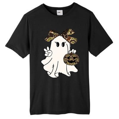 Funny Halloween Camouflage Camo Ghost Hello Hunting Season Tall Fusion ChromaSoft Performance T-Shirt