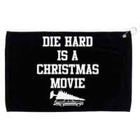 Funny Hard Chrismtas Movie Vintage Retro Grommeted Golf Towel