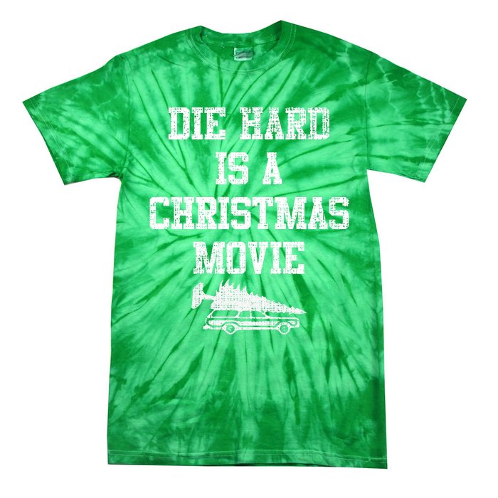 Funny Hard Chrismtas Movie Vintage Retro Tie-Dye T-Shirt