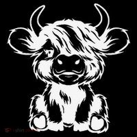 Funny Highland Cow Gift Tall T-Shirt