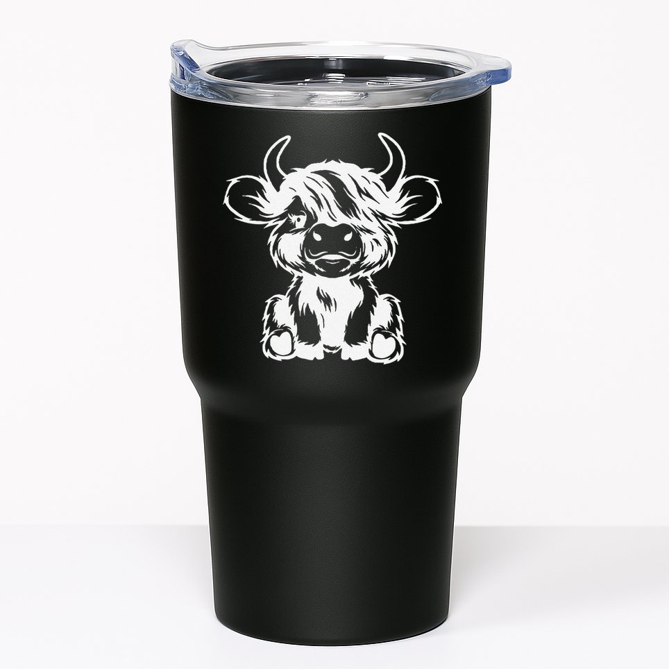 Funny Highland Cow Gift Tumbler