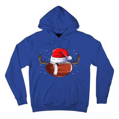 Funny Holiday Cool Gift Christmas Football Reindeer Cute Gift Hoodie