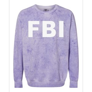 FBI Halloween Costume Federal Law Enforcement Colorblast Crewneck Sweatshirt