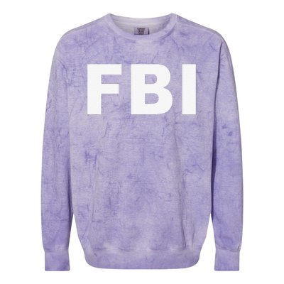 FBI Halloween Costume Federal Law Enforcement Colorblast Crewneck Sweatshirt