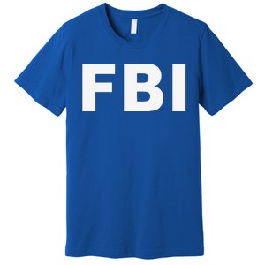 FBI Halloween Costume Federal Law Enforcement Premium T-Shirt