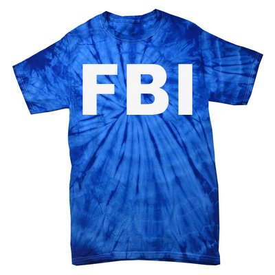 FBI Halloween Costume Federal Law Enforcement Tie-Dye T-Shirt