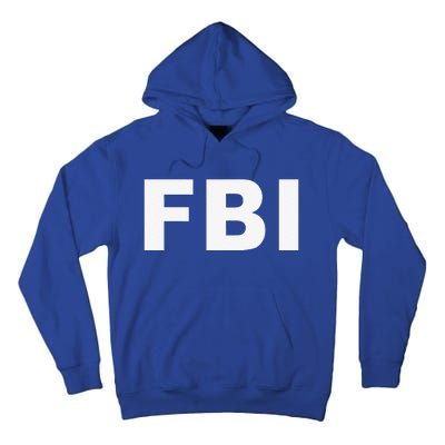 FBI Halloween Costume Federal Law Enforcement Tall Hoodie