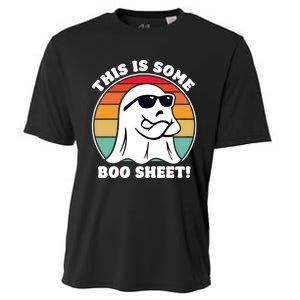 Funny Halloween Cool Boo Ghost Costume This Is Some Boo Sheet Cooling Performance Crew T-Shirt