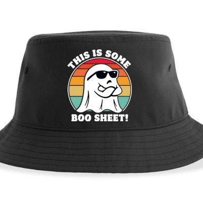 Funny Halloween Cool Boo Ghost Costume This Is Some Boo Sheet Sustainable Bucket Hat