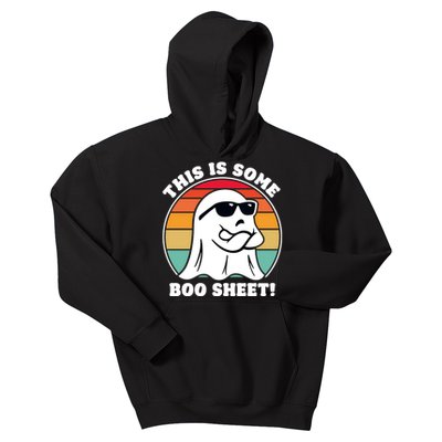 Funny Halloween Cool Boo Ghost Costume This Is Some Boo Sheet Kids Hoodie